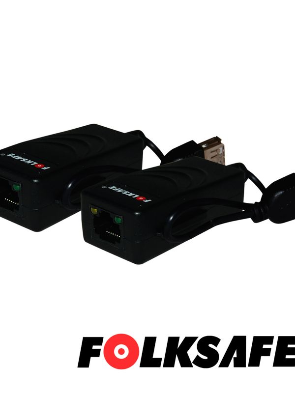 [MTA01FOL09] EXTENSOR USB FOLKSAFE FS-6201U TRANSMISOR/RECEPTOR, PERMITE EXTENDER DISPOSITIVOS USB O HUB HASTA 200MTS USB 1.1 Y HASTA 100MTS EN USB 2.0 UTILIZANDO CABLE UTP CAT 5E/6(RECOMENDABLE 100% COBRE)