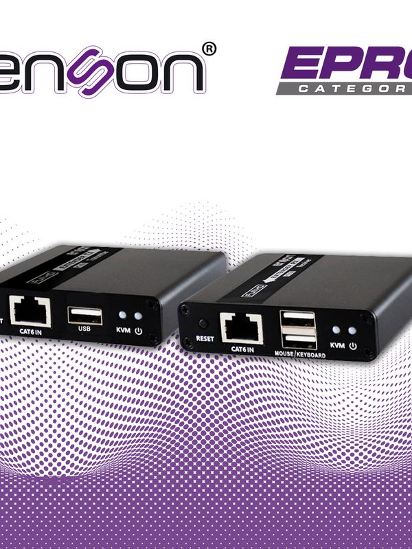 [MTA03ENS20] EXTENSOR HDMI ENSON ENS-HDMIE70KVM DE 70MTS MEDIANTE CABLE UTP CAT6/6A/7 SE PUEDE CASCADEAR TRANSMITE VIDEO FULL HD 1080P@60HZ  AUDIO STEREO Y TECLADO Y MOUSE A DISTANCIA, NO INCLUYE CABLE HDMI