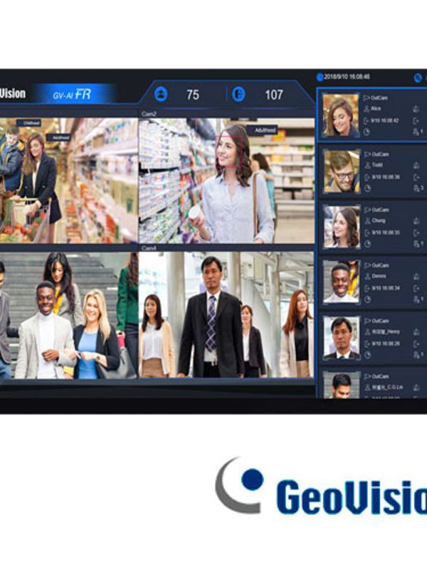[GV-AI FR 08 CANALES] Licencia Software Geovision Gv-ai Fr / 8 Canales / Onvif / Terceros  / Dongle Usb (usar Solo Con Gv-vms V18 Para Grabar)