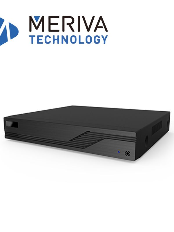 Nvr 4ch Ip 6mp Meriva Technology Mnvr-1744-4p Switch Poe Integrado 4 Pts / Onvif / Salida 1hdmi + 1vga Simultaneas / Analiticas Mia 2.0 Inteligencia Artificial / Lpr / Hasta 10tb Dd / P2p / H.265s / 48v / N9000 (nvr Con Puertos Poe)