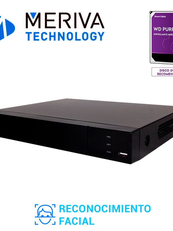 [MAIN-0808] Nvr Face Recognition/video Intelligent/h.265 8ch Poe 8mp 2dd/hdmi 4k + Vga/onvif/ Meriva Technology Main-0808/p2p Cloud N9000
