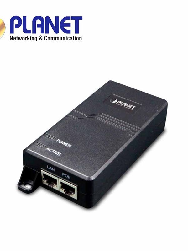 [POE-172] Inyector Poe 802.3af/at Poe-172 Planet / 2 Puertos Rj45 10/100/1,000mpbs / Consumo De 60w / Hasta 100 Metros
