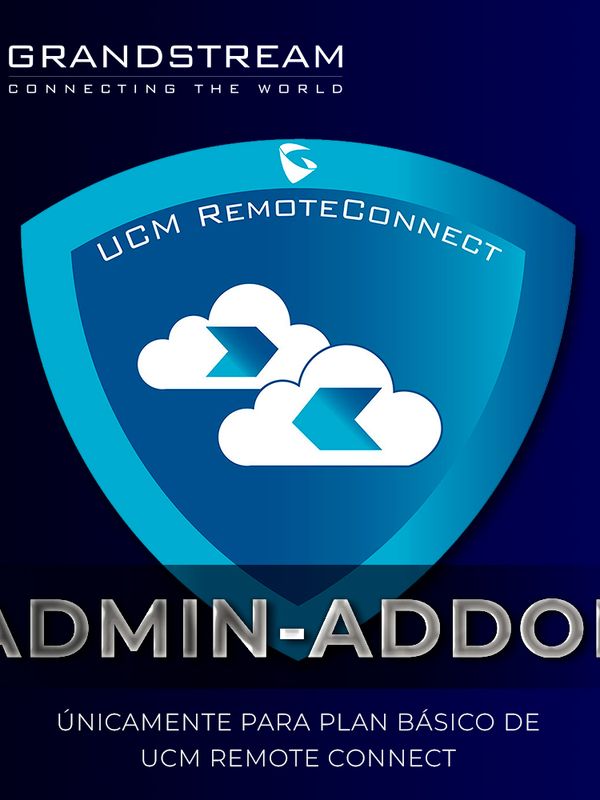 Suscripcion Anual Grandstreamucmrc-admin-addon Para Admin-only Add-on Unicamente Para Plan Basico De Ucm Remote Connect