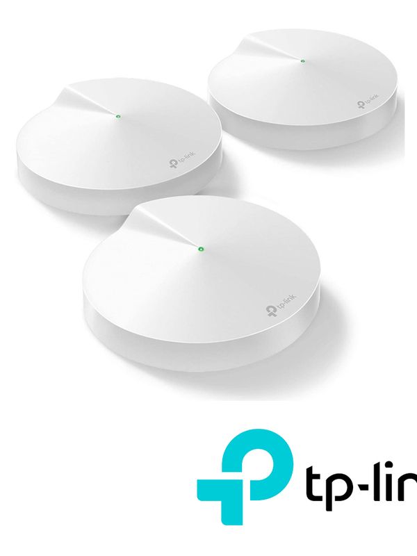[WI133TPL03] SISTEMA WI-FI MESH TP-LINK DECO M5(3-PACK) AC1300 DUAL BAND, HASTA 100 EQUIPOS, BLUETOOTH, USB TIPO C, MU-MIMO, 4 ANTENAS INTERNAS