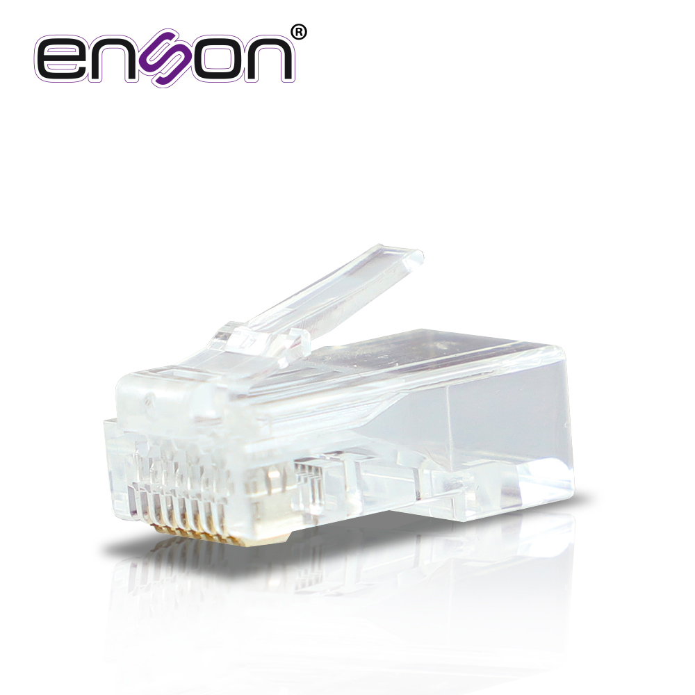 [CBAC2ENS19] CONECTOR RJ45 PARA CABLE UTP CAT6A ENSON RJ45-CAT6A / 8 PINES / BARRA DE CARGA / VELOCIDAD HASTA 10GBPS