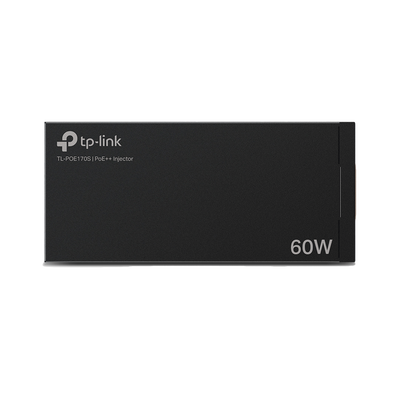 [TL-POE170S] Inyector PoE++ (60W) / Gigabit 802.3 af/at/bt / 2 puerto 10/100/1000 Mbps / Plug and Play / Fuente alimientación Integrada