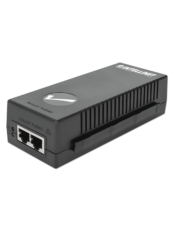 [561235] INTELLINET - 561235 - Inyector Ultra PoE Gigabit / 1 puerto de 60 W, Compatible con IEEE 802.3at/af, cubierta de plástico