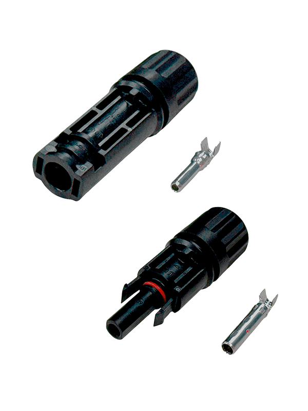 HYXIPOWER EPL01 - Par de Conectores MC4 para Módulos Fotovoltaicos / Protección contra Agua / Resistencia contra la tensión / Conector Hembra - Macho