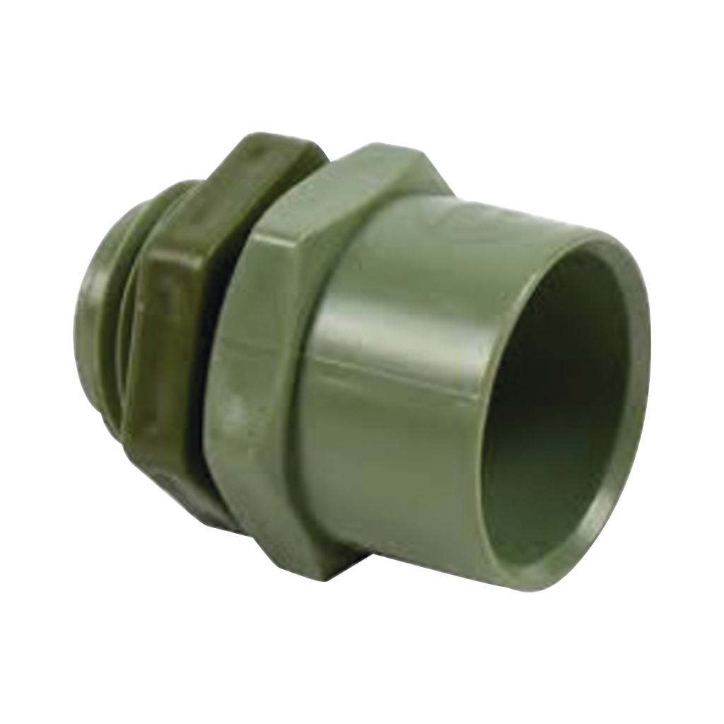 [EC029] Conector de 1-1/2" para tuberia PVC conduit pesado (38 mm)