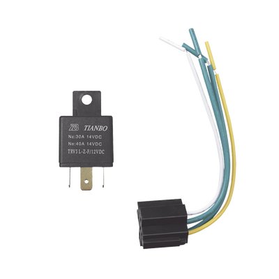 [12VRELAY] Relevador de 5 pines automotriz de 12 volts