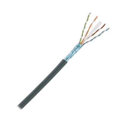 [PFO6X04BL-CEG] Bobina de Cable Planta Externa con Gel, de 4 Pares, Cat6A, Blindado F/UTP, Color Negro, 305 Metros (1000 Pies)