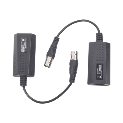 [TT-IP-CX] Kit EXTENSOR IP por cable CABLE COAXIAL para distancias de HASTA 200 m / REUTILIZA EL CABLEADO EXISTENTE PARA CONECTAR CÁMARAS IP / No Requiere Energía / Transmisión en Tiempo Real / Protección Contra Sobretensiones Incorporada