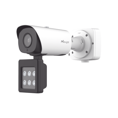 [TS4466-X4RWE-W] Cámara Bullet Inteligente con IA, Luz Suplementaria y Reconocimiento Vehicular para Monitoreo de Tráfico