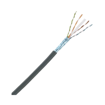 [PUO6X04BL-CEG] Bobina de Cable Planta Externa con Gel, de 4 Pares, Cat6A, UTP, Color Negro, 305 Metros (1000 Pies)