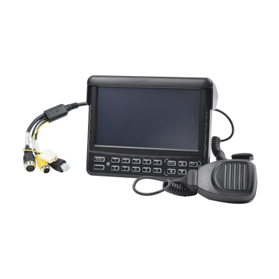 Panel de Control Dáctilar Multifuncional con Monitor de 7 / Soporta Audio de Dos Vías / Compatible con DVR´s Móviles XMR Epcom