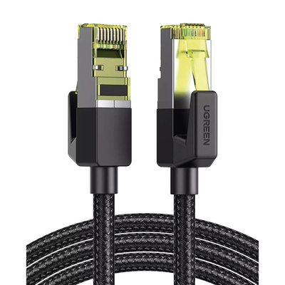 [80423] Cable Ethernet Cat7 CLASS F/FTP Redondo con Malla de Nylon 2 Metros (6.56 Pies)