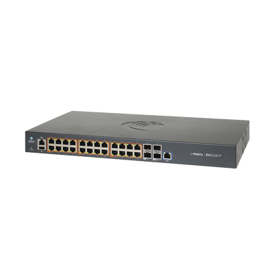 [MX-EX2028PXB-U] Switch cnMatrix EX2028-P capa 3 de 28 puertos (24 PoE Gigabit 802.3af/at, 4 SFP+) administración desde la Nube (MX-EX2028PxB-U)