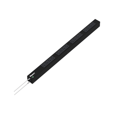 [P16B04M] PDU Básico para Distribución de Energía, Enchufe de Entrada NEMA 5-15P, Con 16 Contactos NEMA 5-20R, de Instalación Vertical, 15 Amp, 120 Vca