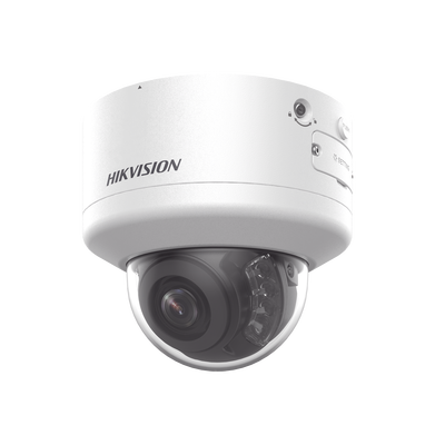 [DS-2CD3746G2HT-LIZSU(PTRZ)] Domo IP 4 Megapixel / Lente Mot. 2.7 a 13.5 mm / Dual Light (40 mts IR + 40 mts Luz Blanca / Exterior IP66 / IK10 / Audio y Alarma I/O / PoE+ / ONVIF / Micro SD / 4 Analíticos: AcuSense, Deteccion Facial, Conteo de Personas por Cruce y Zona