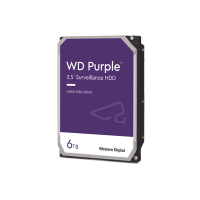 [WD64PURZ] Disco Duro PURPLE de 6TB / 3 AÑOS DE GARANTÍA / Para Videovigilancia
