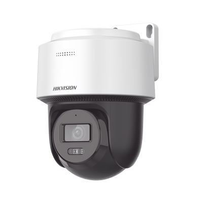 [FlexVu] Domo PT IP 4 Megapixel / Lente 4 mm / Dual Light (30 mts IR + 30 mts Luz Blanca) / Autoseguimiento en Humanos / PoE / IP66 / Micrófono y Bocina Integrado (Audio de Dos Vías) / Micro SD / Incluye Montaje de Pared o Techo /