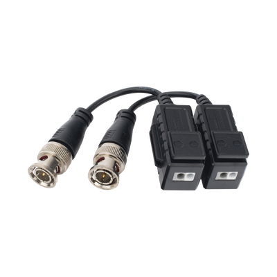 [TT-101-F-TURBO] Kit de Transceptores (Baluns) con Terminal PUSH SUPERIOR, Resolución 4K , Cable flexible COAXIAL Blindado / COAXITRON / AUDIO POR COAXITRON / Menu OSD /Conector 100% COBRE / protección TVS, Calidad PREMIUM