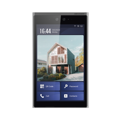 [DS-KD9633-WBE6] Frente de Calle IP 2 Megapixel (1080p) / Multiapartamento / Pantalla 10.1 Touch Screen / Reconocimiento Facial / Android / IP65 / IK07 / Soporta Modulo de Botones y Huella (por Separado)