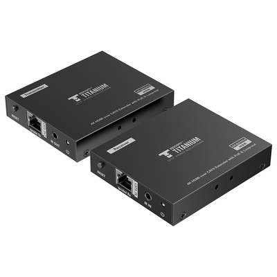 [TT-672PRO] Kit Extensor HDMI para distancias de 70 metros / Resolución 4K x 2K@ 60 Hz/ Cat 6, 6a y 7 / IPCOLOR / CERO LATENCIA / SIN COMPRIMIR / Salida Loop / Control IR / Salida de audio de 3.5mm / PoC