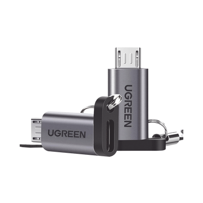 [50590] Adaptador USB-C 3.1 a Micro USB | Carga Rápida | FPC/QC2.0 | Sincronización de Datos | Velocidad de Transferencia de hasta 480Mbps | Incluye Cordón | Caja de Aluminio | Múltiples Protecciones | Amplia Compatibilidad.