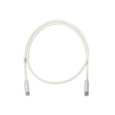 [NK6PC5Y] Cable de Parcheo UTP Categoría 6, con Plug Modular en Cada Extremo - 1.5 Metros (4.92 Pies) - Blanco Mate