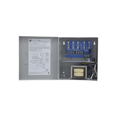 [AL-TV244-UL] Fuente de poder ALTRONIX de 24 Vca @ 3.5 Amper o 28 Vca @ 3.0 Amper, para 4 cámaras, Con voltaje de entrada de 115 Vca,