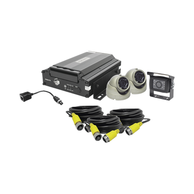 [XMR401NHDSKIT] KIT DVR PARA VEHICULO / INCLUYE / CÁMARAS PARA INTERIOR / CÁMARA PARA EXTERIOR, / 2MP AHD / CABLES EXTENSORES / ADAPTADOR LAN.