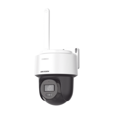 [DS-2DE2C400IWG/W(W)] [FlexVu] PT IP 4 Megapixel / Lente 4 mm / 30 mts IR / Exterior IP66 / Wi-Fi / dWDR / H.265+ / ACUSENSE Lite / Autoseguimiento / Micrófono y Bocina Interconstruido / Micro SD / Se Conecta Directo a la App de Hik-Connect / Montaje Techo o Pared
