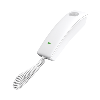 [H2U-W] Teléfono IP profesional para Hotelería, montaje en pared, teclado numérico estándar, conferencia de 3 vías, Opus y PoE.