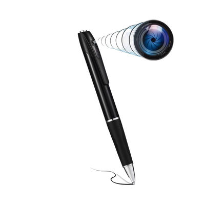 [W8] Cámara Oculta en Bolígrafo (Spyce Camera) / Full HD / Grabación de Video y Audio / Captura de Fotos / Soporta Memoria Micro-SD de hasta 64G / Tiempo de Carga Aprox. 1 hora / Tiempo de Trabajo 120 min. / Incluye Cable de Carga.