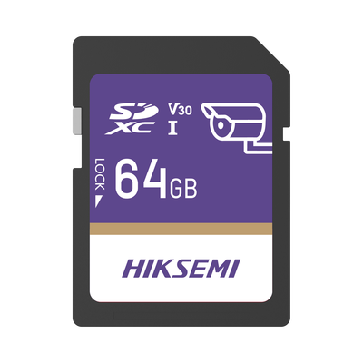 [HS-SD-P10/64G/GUARDPRO] Memoria SD Clase 10 de 64 GB / Especializada Para Videovigilancia