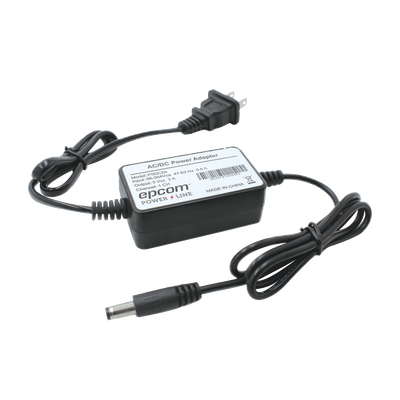 Fuente de poder de 5 Vcc regulado @ 2A; UL; Voltaje de entrada de 100-240 Vca / Con Terminales de Extensión