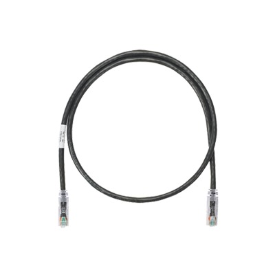[NK6PC10BLY] Cable de Parcheo UTP Categoría 6, con Plug Modular en Cada Extremo - 3 Metros (9.84 Pies) - Negro