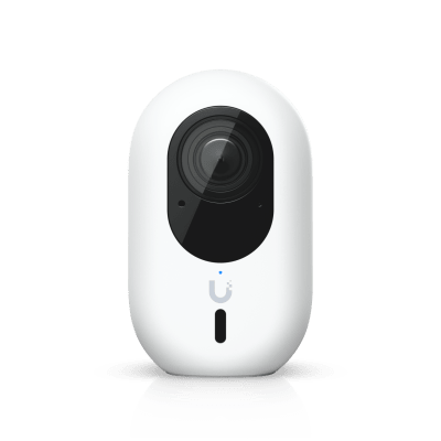[UVC-G6-INS-W] Cámara UniFi Protect G6 Instant con WiFi, 4K, Sensor de Imagen 8MP 1/1.8, Multi-TOPS AI, Audio Bidireccional, Visión Nocturna IR, Protección IPX5, Reconocimiento Facial y de Matrícula