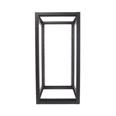 [EI-QR-3224-R2] Rack Estándar 19 de 4 Postes, Acero, 24 Unidades, Profundidad Ajustable.