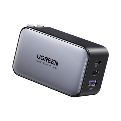 [10334] Cargador de 65W serie Nexode | 3 Puertos de Carga Rápida | 2 USB-C | 1 USB-A | Tecnología GaN II | Power Delivery 3.0 | Quick Charge 4.0 | Chip Confiable y Carga Inteligente | Optimiza la Experiencia de Carga | Carcasa Ignifuga