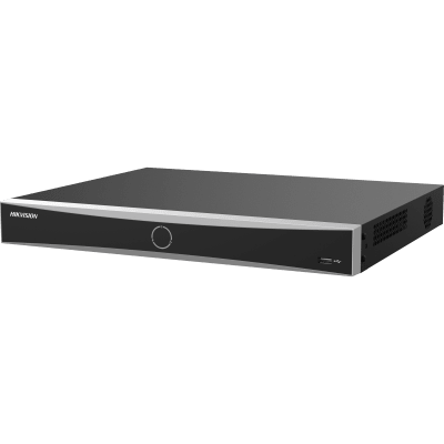 [DS-7616NXI-K2/16P(E)] [AcuSearch] NVR 12 Megapixel (4K) / 16 Canales IP / 16 Puertos PoE+ (10/100 Mbps) / Reconocimiento Facial / AcuSense / 2 Bahías para HDD de 16 TB / HDMI 4K / Alarmas I/O