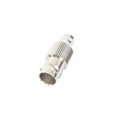 [RFB-1724-Q] Conector BNC Hembra de 75 Ohm, Anillo Plegable para Cable RG-6/U, Níquel/ Oro/ Teflón.