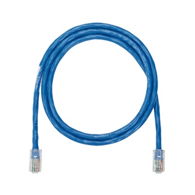 Cable de Parcheo UTP Categoría 5e, con Plug Modular en Cada Extremo - 6 Metros (19.69 Pies) - Azul