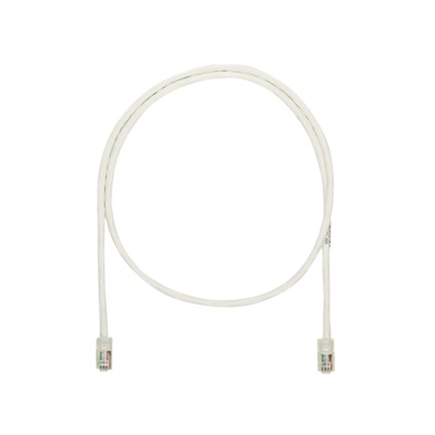 Cable de Parcheo UTP Categoría 5e, con Plug Modular en Cada Extremo - 6 Metros (19.69 Pies) - Blanco Mate
