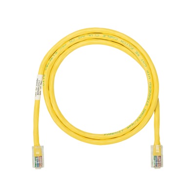 Cable de Parcheo UTP Categoría 5e, con Plug Modular en Cada Extremo - 4.3 Metros (14.11 Pies) - Amarillo