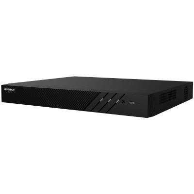 [DS-7616NI-Q2/16P(E)] NVR 8 Megapixel (4K) (Compatible con Cámaras ACUSENSE) / 16 canales IP / 16 Puertos PoE+ / 2 Bahías de Disco Duro / Salida de Vídeo en 4K / 300 Metros PoE Modo Extendido