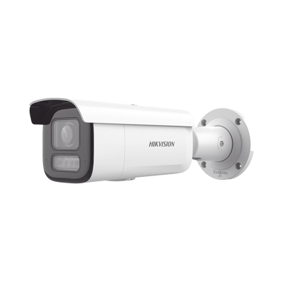 [Dual Light + 2 Micrófonos Integrados] Bala IP 8 Megapixel (4K) / Lente Motorizado 2.8-12 mm / 60 m Luz Blanca + 60 m IR / AcuSense / Exterior IP67 / IK10 / WDR 120 dB / PoE 802.3at / ONVIF / Alarmas I/O / Micro SD / ACUSEEK