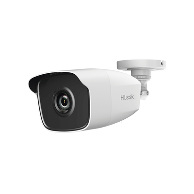 [THC-B220-M] Bala TURBOHD 2 Megapíxeles (1080p) / Gran Angular 103º / Lente 2.8 mm / METAL / IR EXIR Inteligente 40 mts / Exterior IP66 / TVI-AHD-CVI-CVBS / dWDR