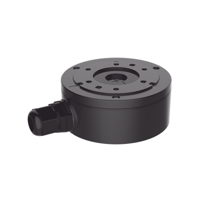 [DS-1280ZJ-XS(BLACK)] Caja de Conexión de Metal Color Negro / Exterior IP66 / Compatible con DS-2CD1043G2-LIUF/BLACK & DS-2CD2043G2-I(U)(BLACK)